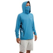 Pelagic Exo-Tech Gyotaku Fade Hooded Performance Shirt (Men's)