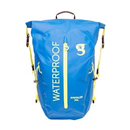 Gecko Paddler 30L Waterproof Backpack - Royal/Neon Green Thumbnail}