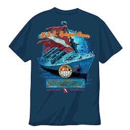 Amphibious Outfitters Spiegel Grove T-Shirt - Dusk Blue Thumbnail}