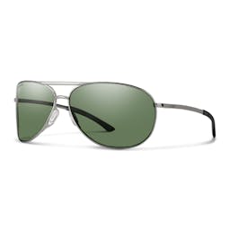 Smith Serpico 2.0 ChromaPop+ Polarized Sunglasses - Gunmetal Frame/Gray Green Lens Thumbnail}