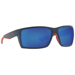 Costa Reefton Polarized Sunglasses (Men's) - Matte Freedom Fade Frame/Blue Mirror Lenses Thumbnail}