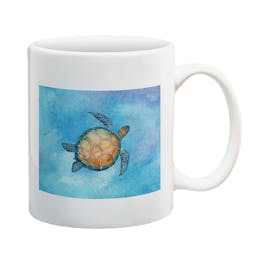 Dive Themed Coffee Mug - Turtle Thumbnail}