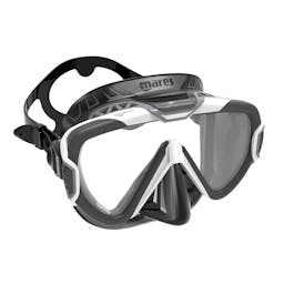 Mares Pure Wire Dive Mask, Single Lens - White/Grey/Black Thumbnail}
