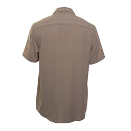 EVO Horizon Woven Short Sleeve Shirt - Stone - Front Thumbnail}