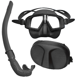 Ved Telegraf bred Hammerhead Pure Freediver Mask & Snorkel Combo with Case
