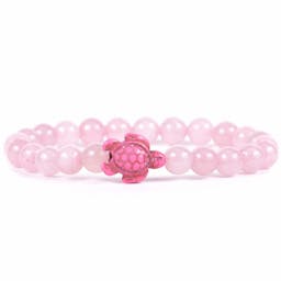Fahlo The Journey Bracelet - Sea Turtle - Limited Edition Pink Thumbnail}