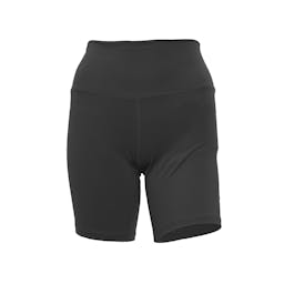 EVO Maya Cropped Shorts Front Black Thumbnail}