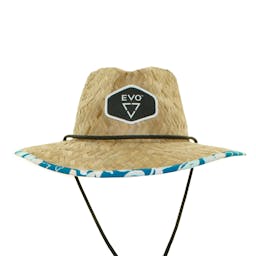 EVO Straw Lifeguard Hat - Freeport Front Thumbnail}