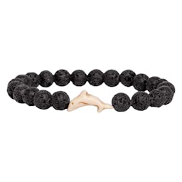 Fahlo Odyssey Bracelet (Dolphin) - Lava Stone Thumbnail}