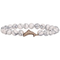 Fahlo Odyssey Bracelet (Dolphin) - White Howlite Thumbnail}