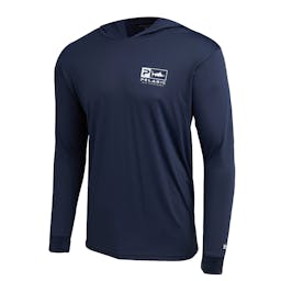 Pelagic Aquatek Hooded Sailfish Long Sleeve Performance Shirt - Front Thumbnail}