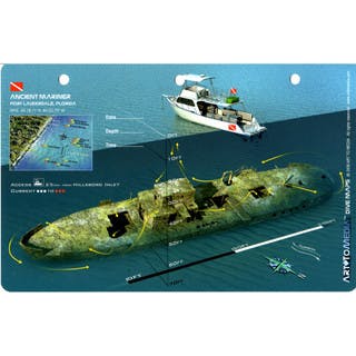 Ancient Mariner Wreck 3D Dive Card