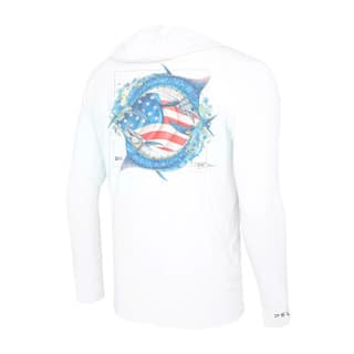 Pelagic Men's Vaportek American Marlin Performance Hoodie