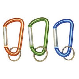 Carabiner Clip, 8mm Assorted Colors. Colors Vary. One Per Package. Thumbnail}