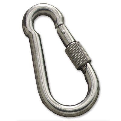 Stainless Steel Carabiner with Lock
