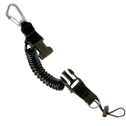 Snappy Coil with Carabiner - Black Thumbnail}