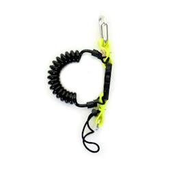 Snappy Coil with Carabiner - Yellow Thumbnail}
