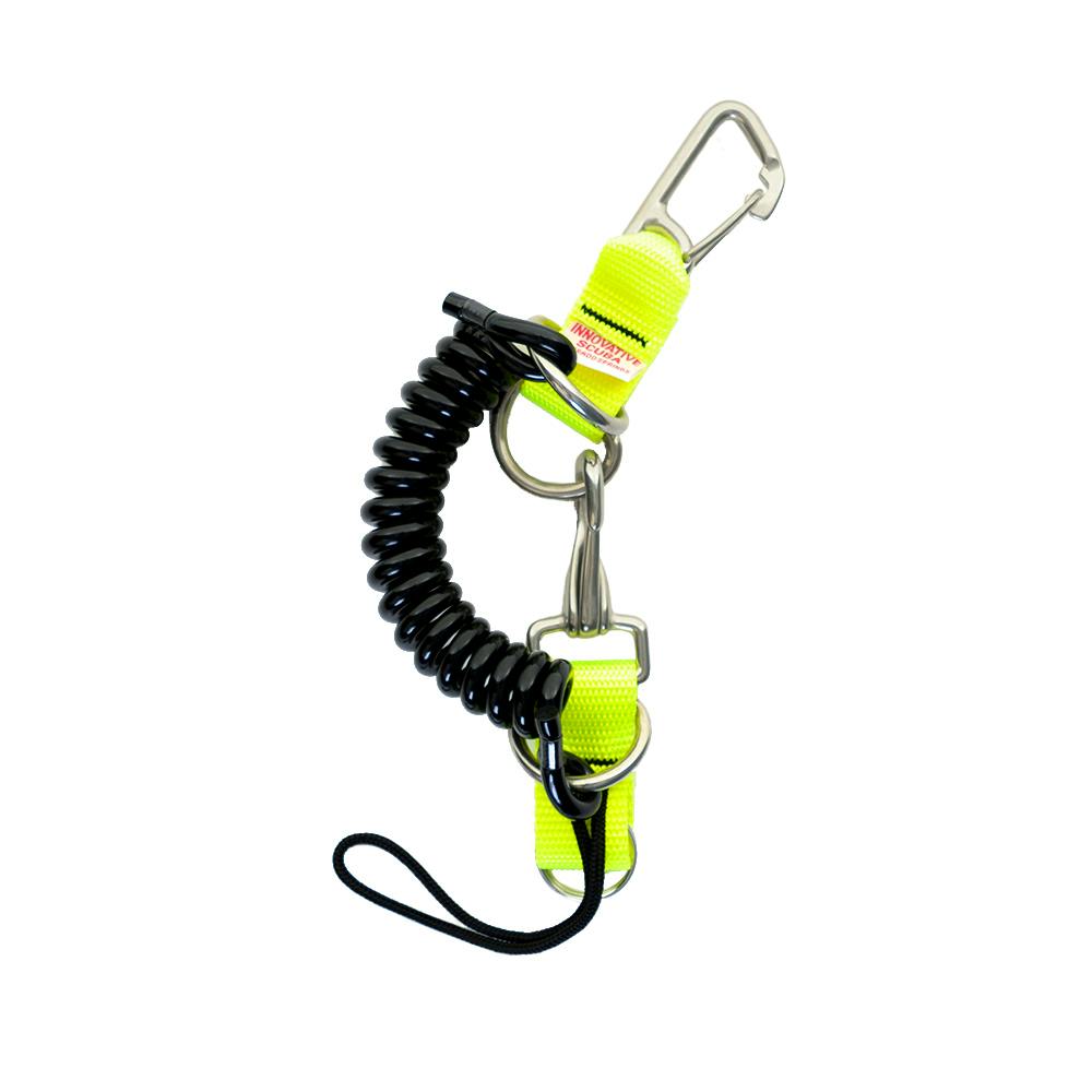 All Metal Snappy Coil Carabiner - Yellow