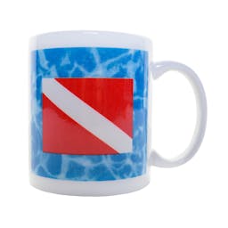 Dive Flag Mug - Ceramic Thumbnail}