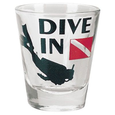 Dive Shot Glass, Dive In