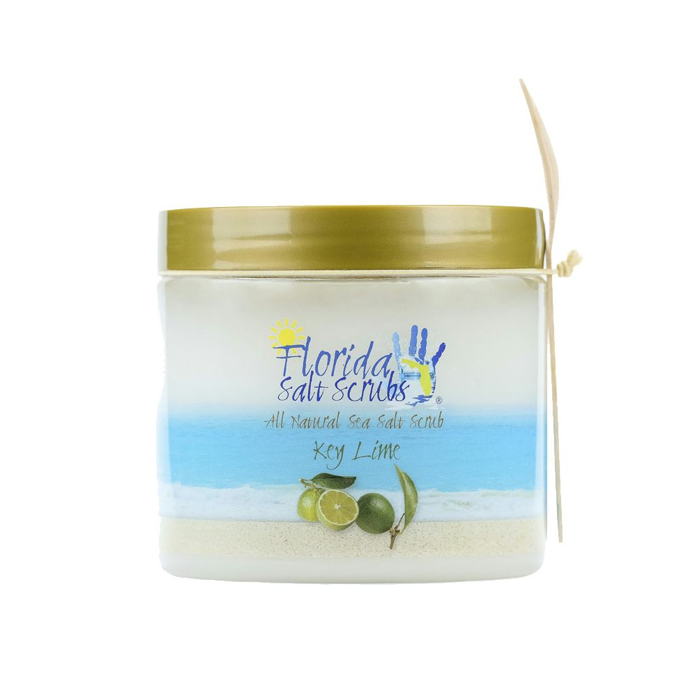 Florida Salt Scrubs Key Lime 12.1 oz Jar