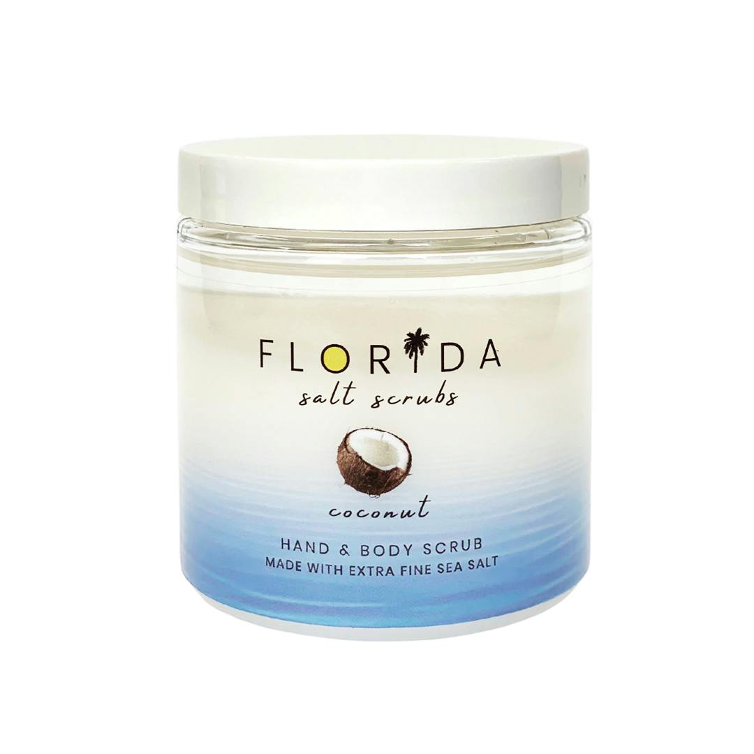 Florida Salt Scrubs Coconut 12.1 oz Jar