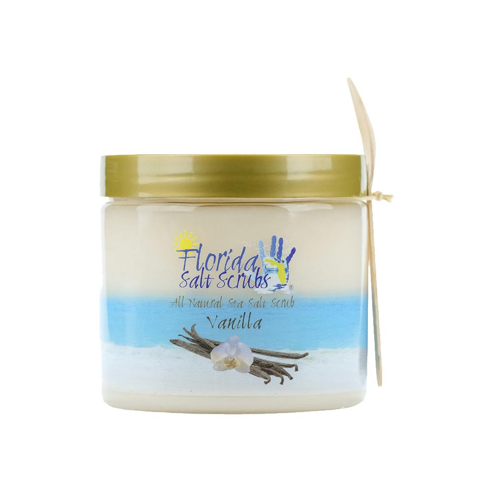 Florida Salt Scrubs Vanilla 12.1 oz Jar