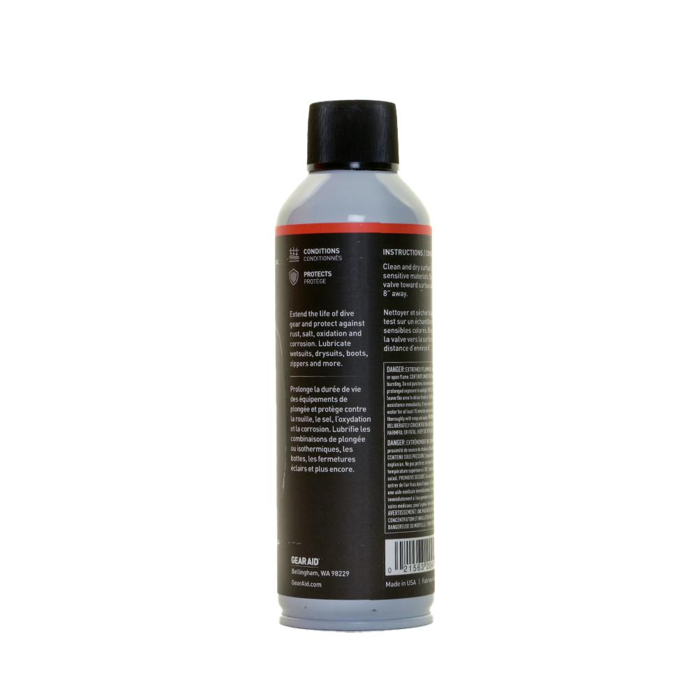 Silicone Lubricant Spray (7 oz) Back Panel