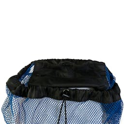 EVO Deluxe Mesh Backpack Dive Bag Details - Blue Thumbnail}