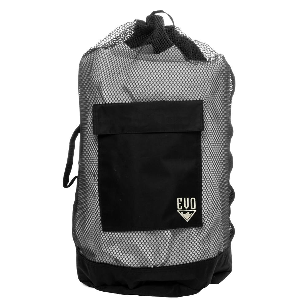 EVO Deluxe Mesh Backpack Dive Bag - Black