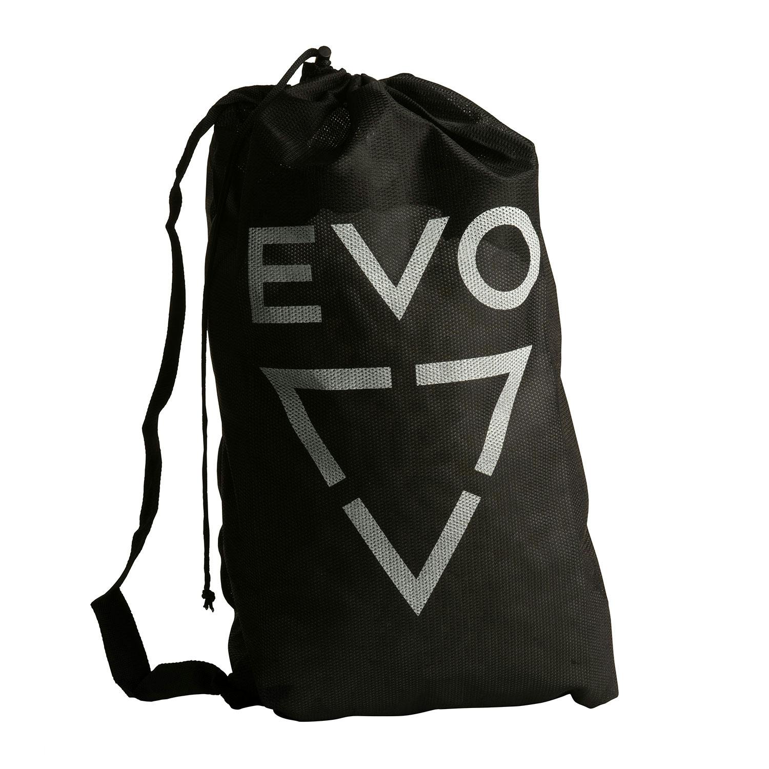 EVO Mesh Drawstring Shoulder Bag - Black