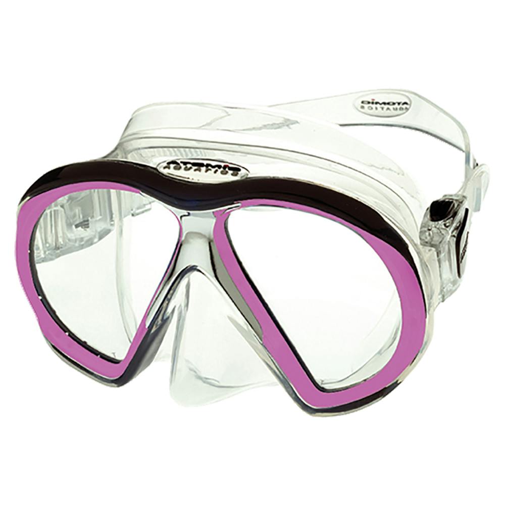 Atomic SubFrame Mask, Two Lens (Regular Fit) - Clear/Pink