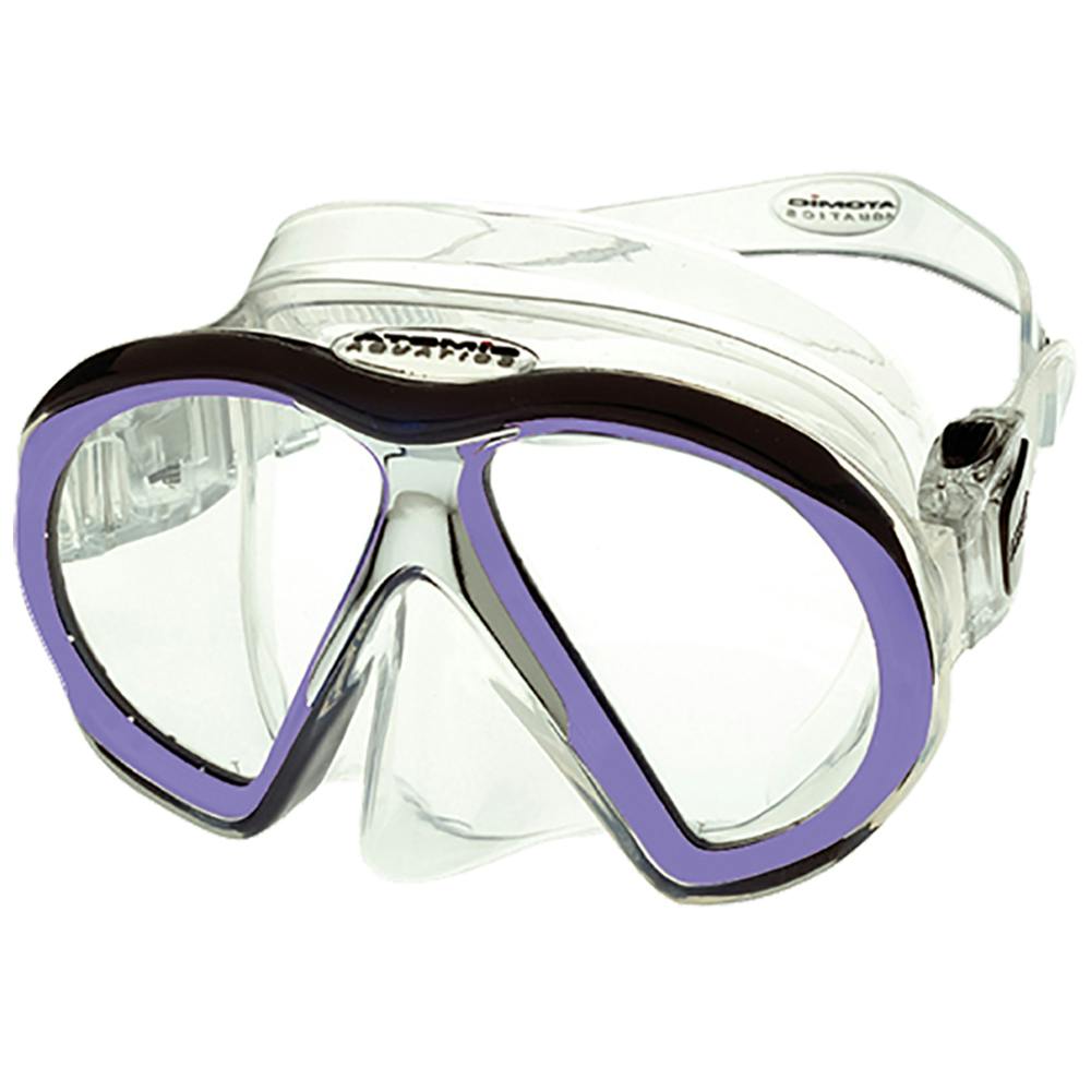 Atomic SubFrame Mask, Two Lens (Regular Fit) - Clear/Purple