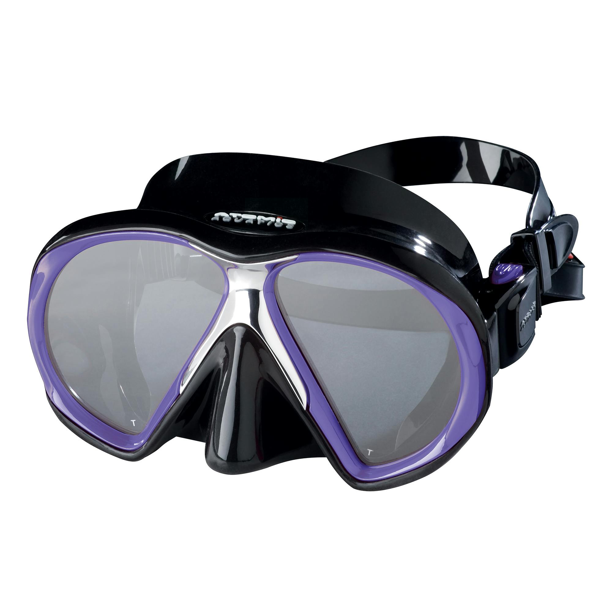 Atomic SubFrame Mask, Two Lens (Medium Fit) - Black/Purple