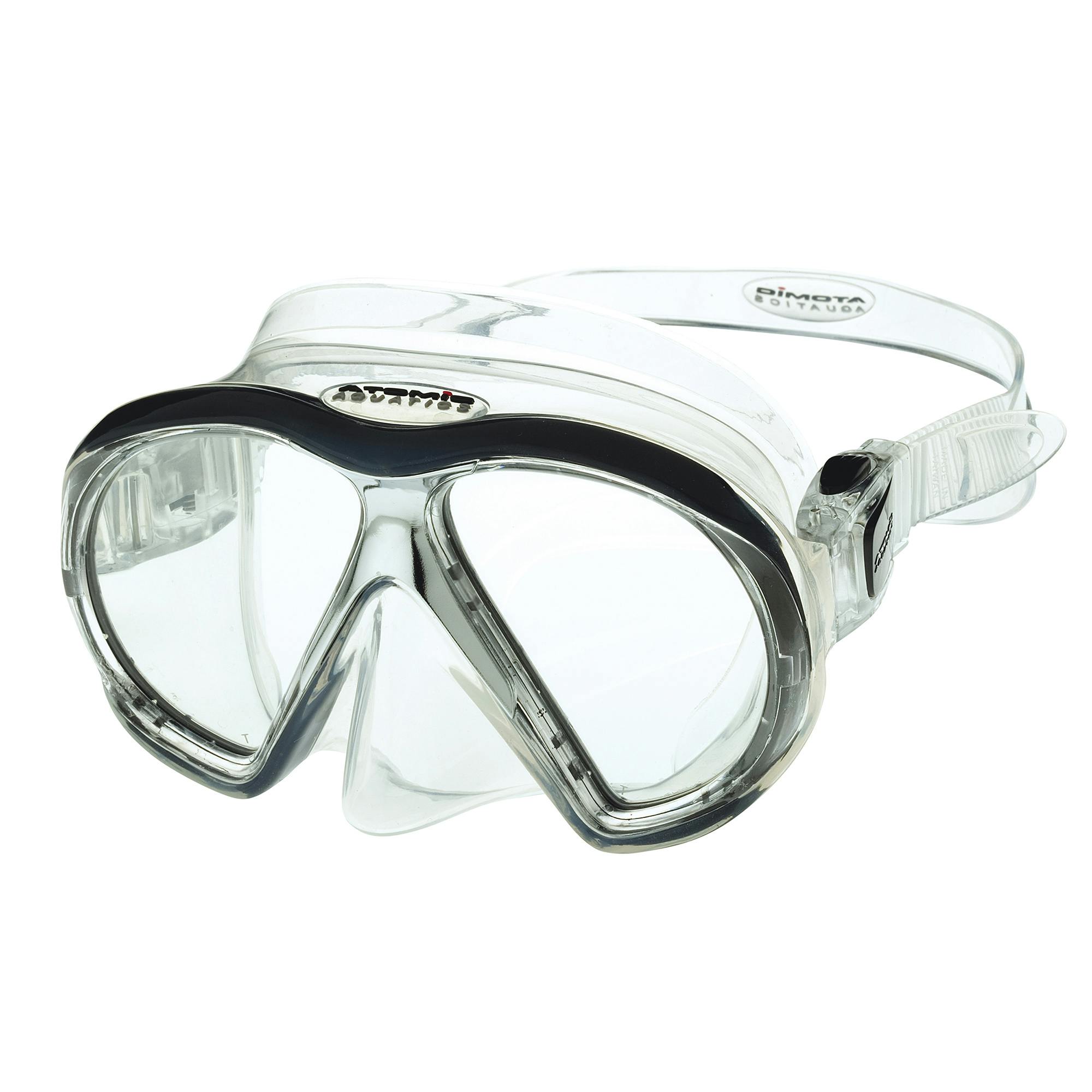 Atomic SubFrame Mask, Two Lens (Medium Fit) - Clear/Black