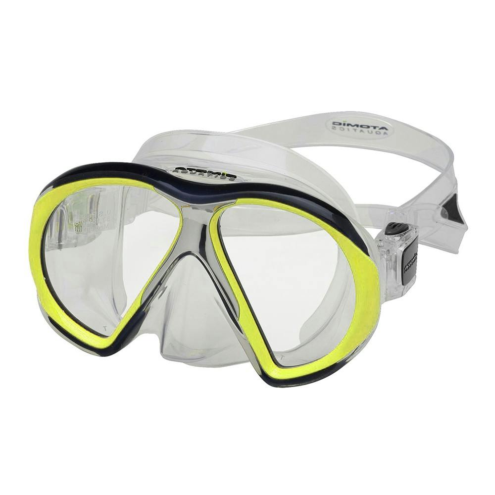 Atomic SubFrame Mask, Two Lens (Medium Fit) - Clear/Yellow