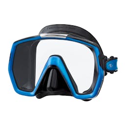 TUSA Freedom HD Dive Mask, Single Lens - Black/Blue Thumbnail}