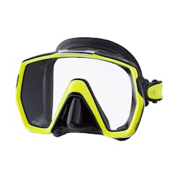 TUSA Freedom HD Dive Mask, Single Lens - Black/Yellow Thumbnail}