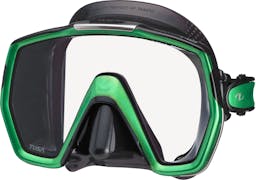 TUSA Freedom HD Dive Mask, Single Lens - Black/Energy Green Thumbnail}