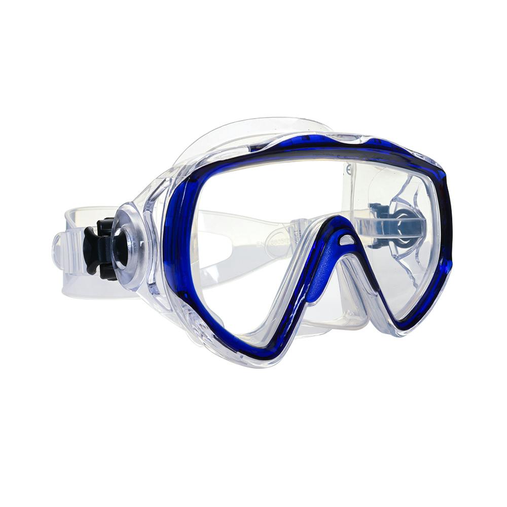 EVO Drift Snorkeling Combo (Kid's) Mask Angle - Blue