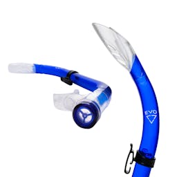 EVO Drift Snorkeling Combo (Kid's) Snorkel - Blue Thumbnail}
