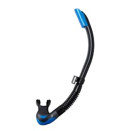 TUSA Platina Hyperdry II Semi-Dry Scuba Snorkel - Black/Blue Thumbnail}