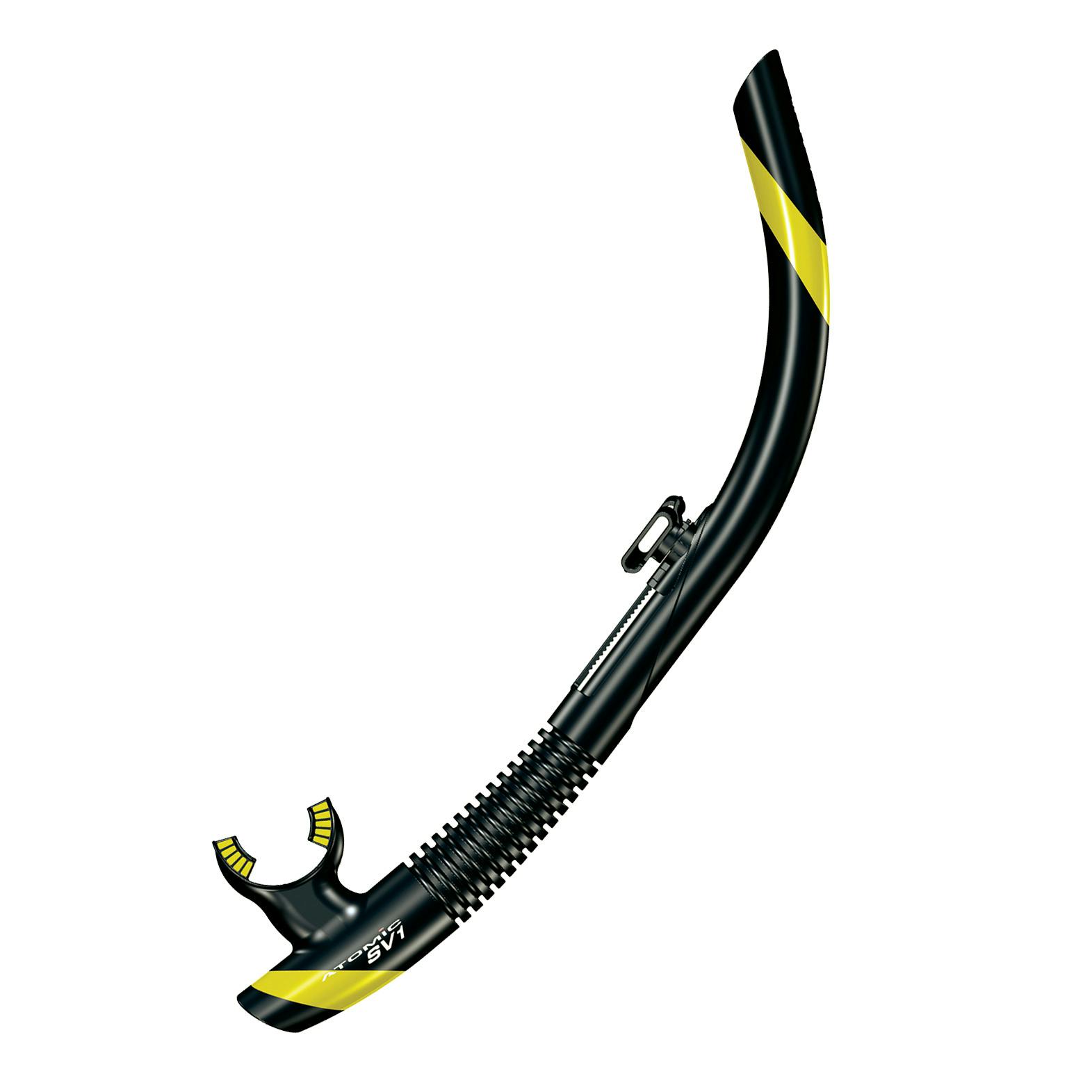 Atomic SV1 Semi Dry Snorkel - Black/Yellow