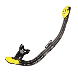 Mares Ergo Dry Snorkel with Exhaust Valve - Black/Yellow Thumbnail}