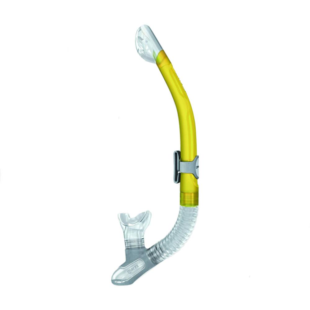 Mares Ergo Dry Snorkel with Exhaust Valve - Reflex Yellow