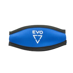 EVO Neoprene Scuba Mask Strap Cover - Blue Thumbnail}