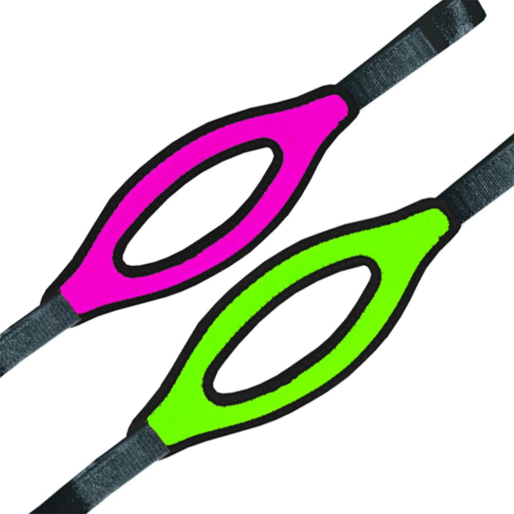 Split Mask Strap - Pink/Green