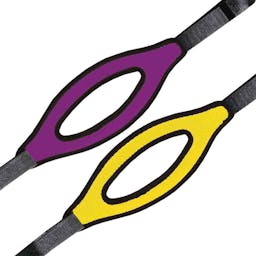 Split Mask Strap - Purple/Yellow Thumbnail}