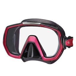 TUSA Freedom Elite Mask, Single Lens - Black/Rose Pink Thumbnail}