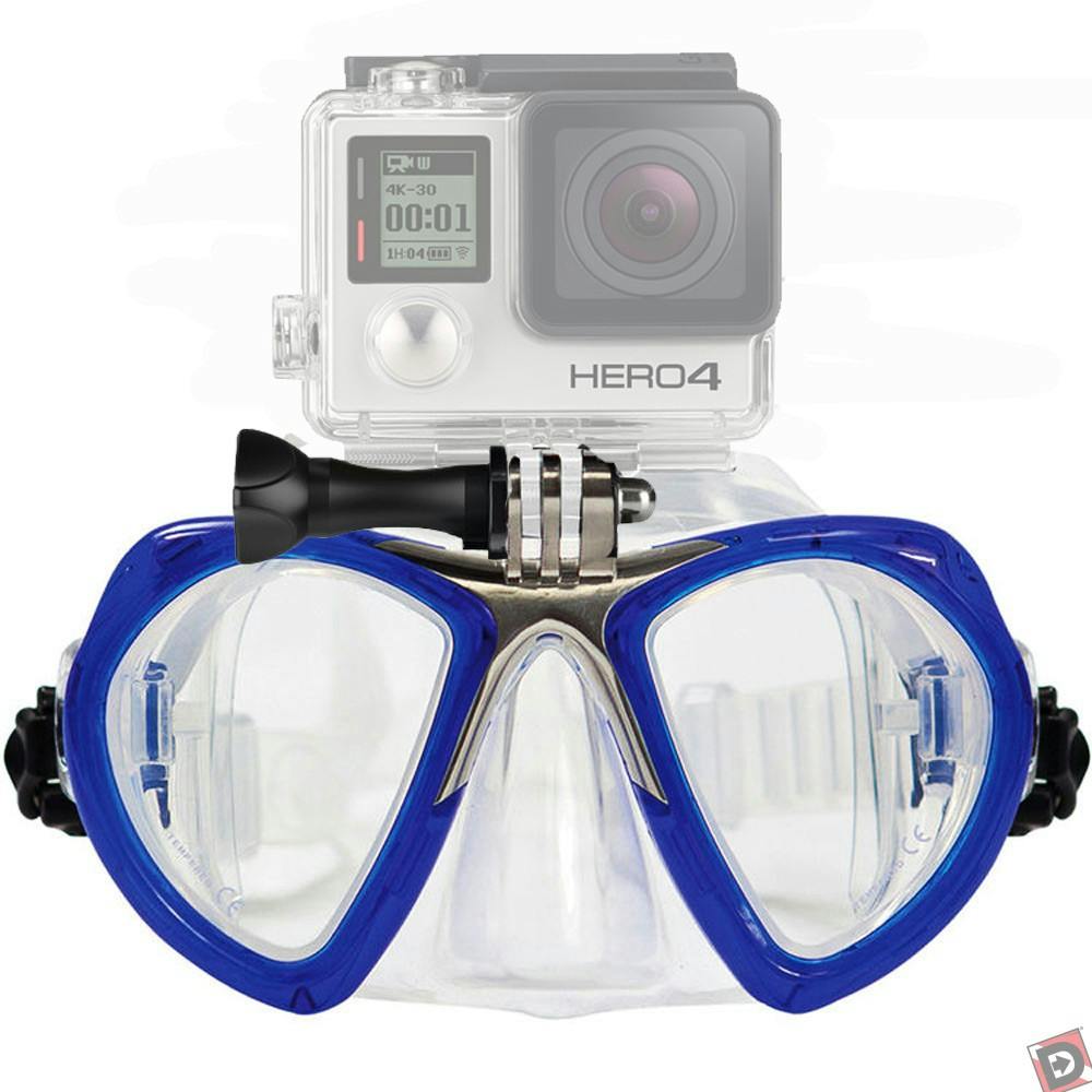 GoMask for GoPro®, Two Lens - Blue. Camera NOT Included